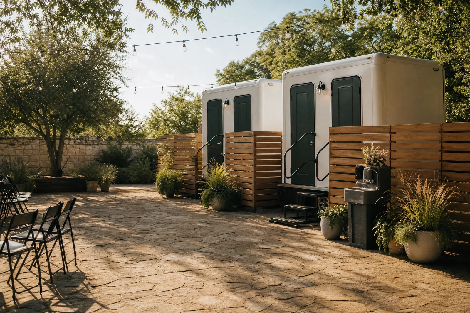 Event and gathering restroom planning